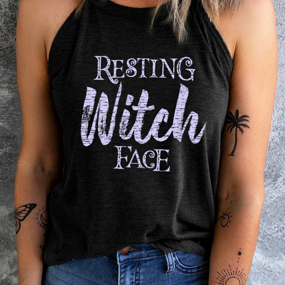 Resting witch face tank top - Picture 2 of 3